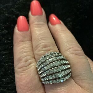 Costume Jewelry Silver Ring